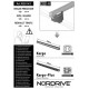 Nordrive Kit attacchi fix points per 3 barre portatutto codice N30143