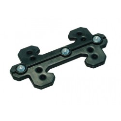 Traversino nero a 3 chiodi per Sport