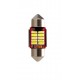 10-30V Mega-Led 10 - 10 SMD x 1 chip - 12x31 mm - SV8.5-8 bianco doppia polarita' resistenza incorporata