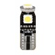 12V Hyper-Led 9 - 3 SMD x 3 chips - T10 - Trifocus - W2.1x9.5d bianco doppia polarita' resistenza incorporata