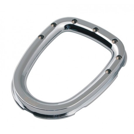 Cornice leva cambio E in lega di alluminio cromato