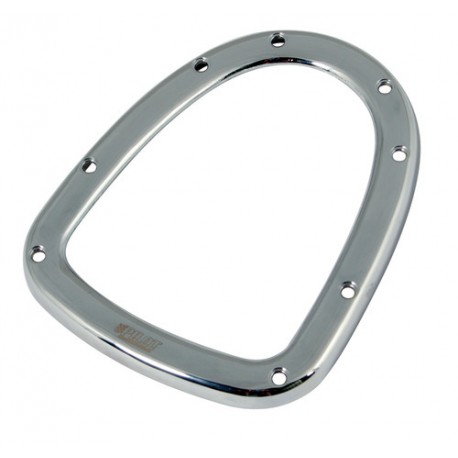 Cornice leva cambio W in lega di alluminio cromato