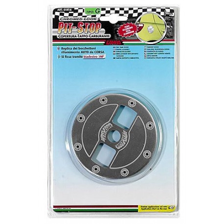 Copertura sportello tappo carburante in alluminio