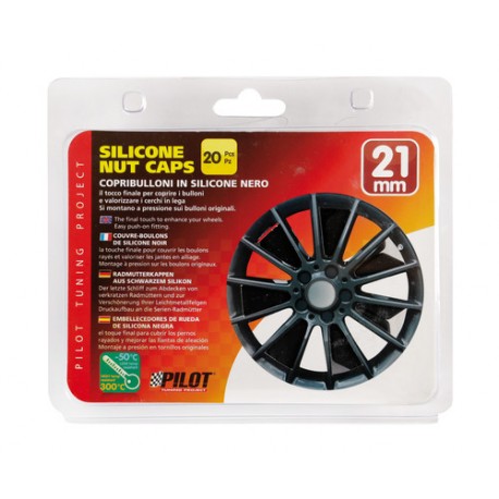 Copribulloni in silicone 20 pz - 21 mm