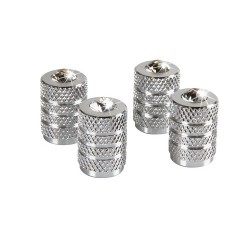 Kit 4 tappi coprivalvola universali alluminio