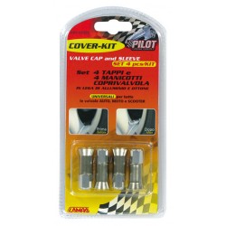 Cover Kit 4 tappi e 4 manicotti coprivalvola