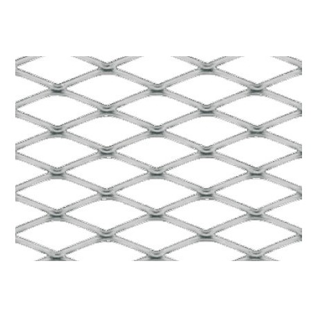 Griglia racing Rombo medio 6x12 mm 100x33 cm satinato