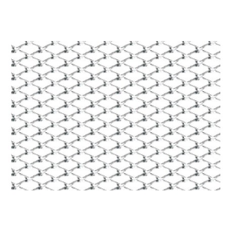 Griglia racing Rombo fine 2x4 mm 100x33 cm lucido