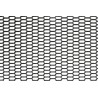 Original-Look griglia aerazione in PP - Esagono fine 8x18 mm - 120x40 cm - nero