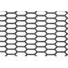 Original-Look griglia aerazione in PP - Esagono largo 15x35 mm - 120x40 cm - nero