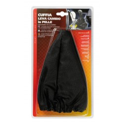 Cuffia leva cambio con ghiera nero