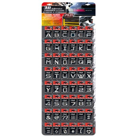 3D Letters Espositore da 480 pezzi Type 2