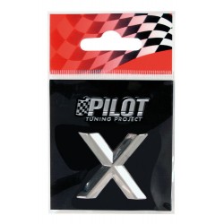 Scritta 3D 26 mm lettera X