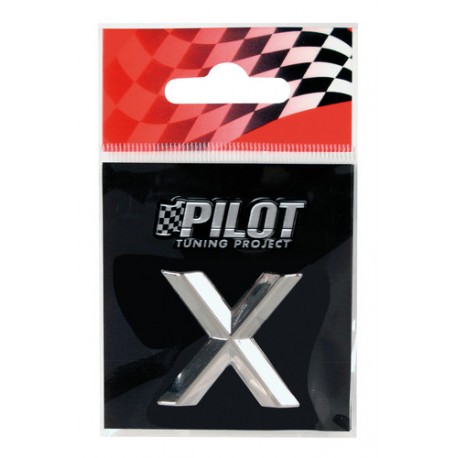 Scritta 3D 26 mm lettera X