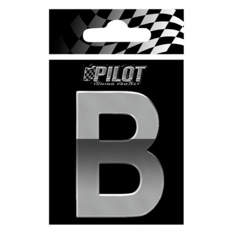 Scritta 3D 70 mm lettera B