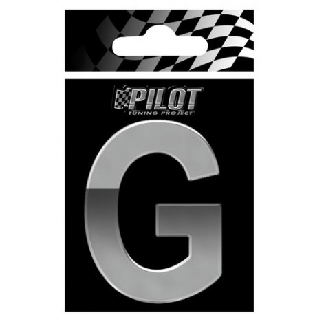 Scritta 3D 70 mm lettera G