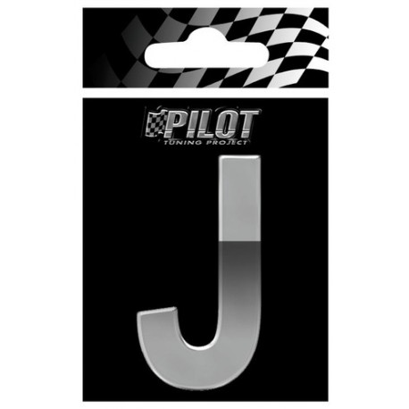 Scritta 3D 70 mm lettera J