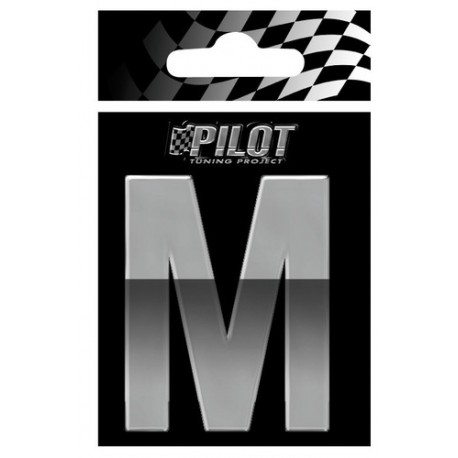 Scritta 3D 70 mm lettera M