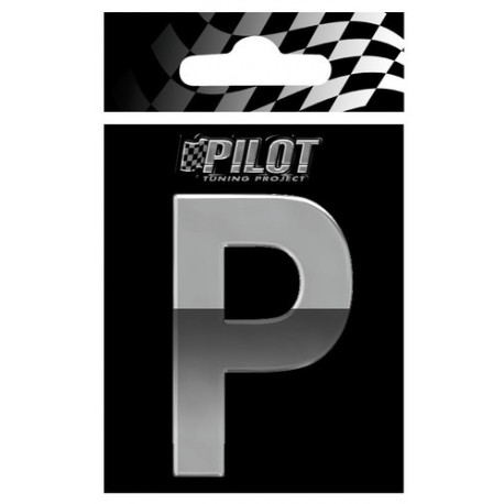 Scritta 3D 70 mm lettera P