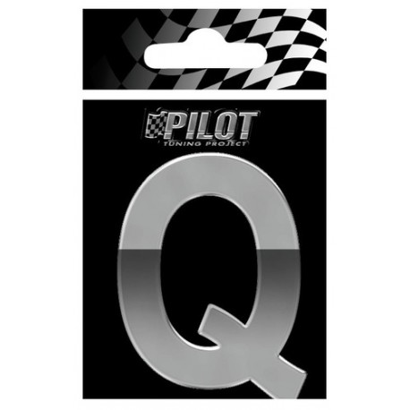 Scritta 3D 70 mm lettera Q