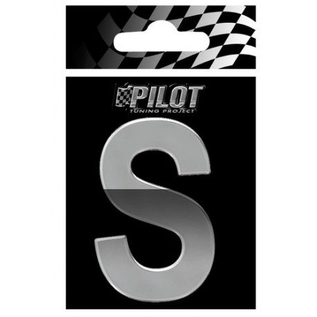 Scritta 3D 70 mm lettera S