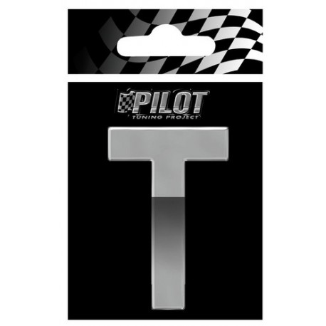 Scritta 3D 70 mm lettera T