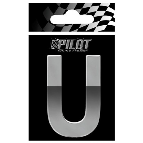 Scritta 3D 70 mm lettera U