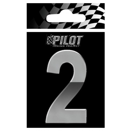 Scritta 3D 70 mm lettera 2