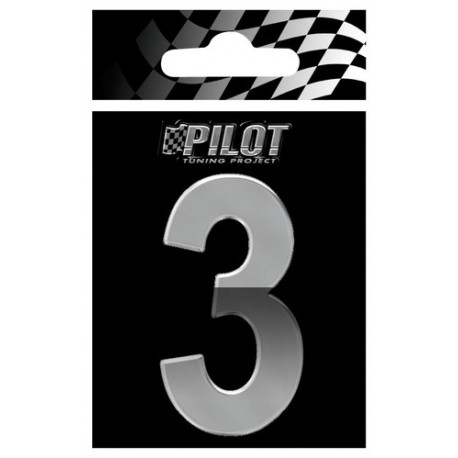 Scritta 3D 70 mm lettera 3