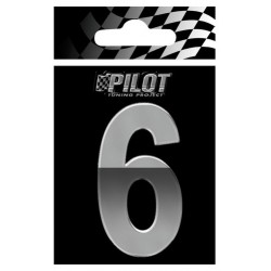 Scritta 3D 70 mm lettera 6