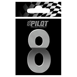 Scritta 3D 70 mm lettera 8