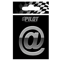 Scritta 3D 70 mm simbolo @