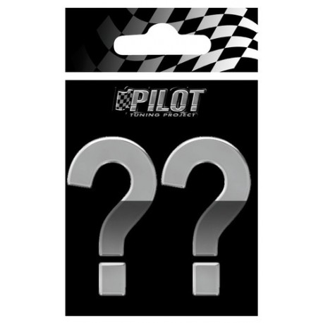 Scritta 3D 70 mm simbolo ??