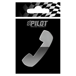 Scritta 3D 70 mm simbolo Telefono