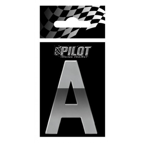 Scritta 3D 70 mm lettera A