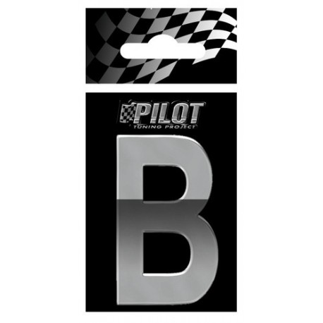 Scritta 3D 70 mm lettera B