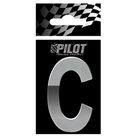 Scritta 3D 70 mm lettera C