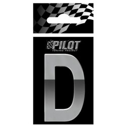 Scritta 3D 70 mm lettera D