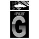 Scritta 3D 70 mm lettera G