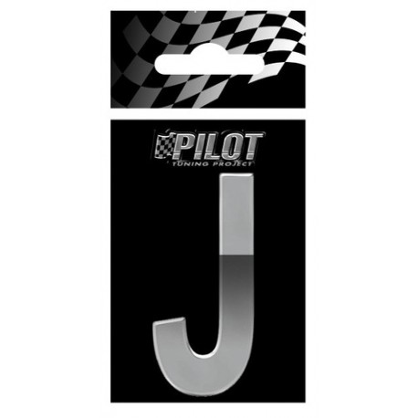 Scritta 3D 70 mm lettera J