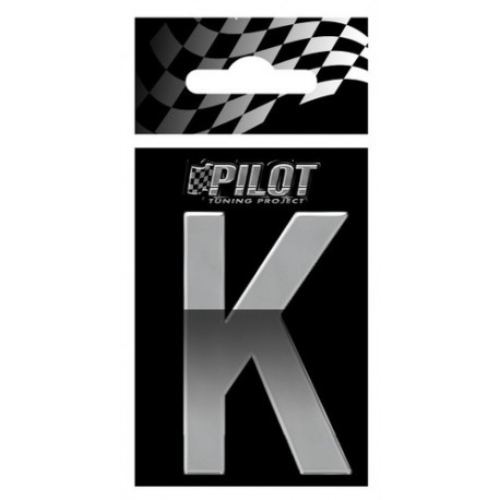 Scritta 3D 70 mm lettera K