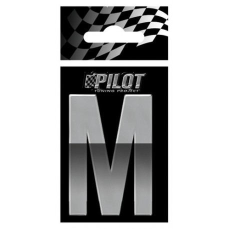 Scritta 3D 70 mm lettera M