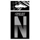 Scritta 3D 70 mm lettera N
