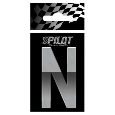 Scritta 3D 70 mm lettera N