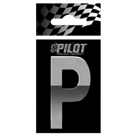 Scritta 3D 70 mm lettera P