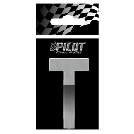 Scritta 3D 70 mm lettera T