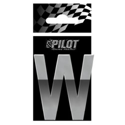 Scritta 3D 70 mm lettera W