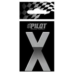 Scritta 3D 70 mm lettera X