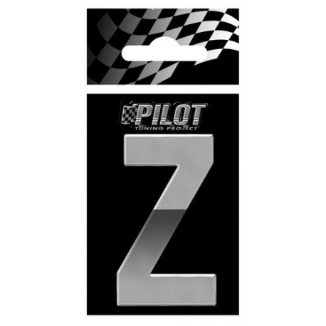 Scritta 3D 70 mm lettera Z