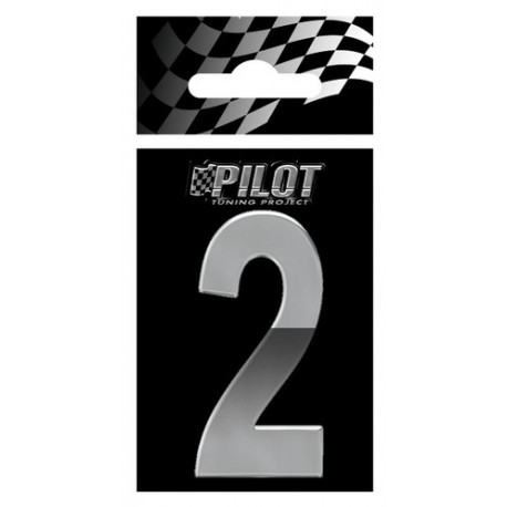 Scritta 3D 70 mm lettera 2